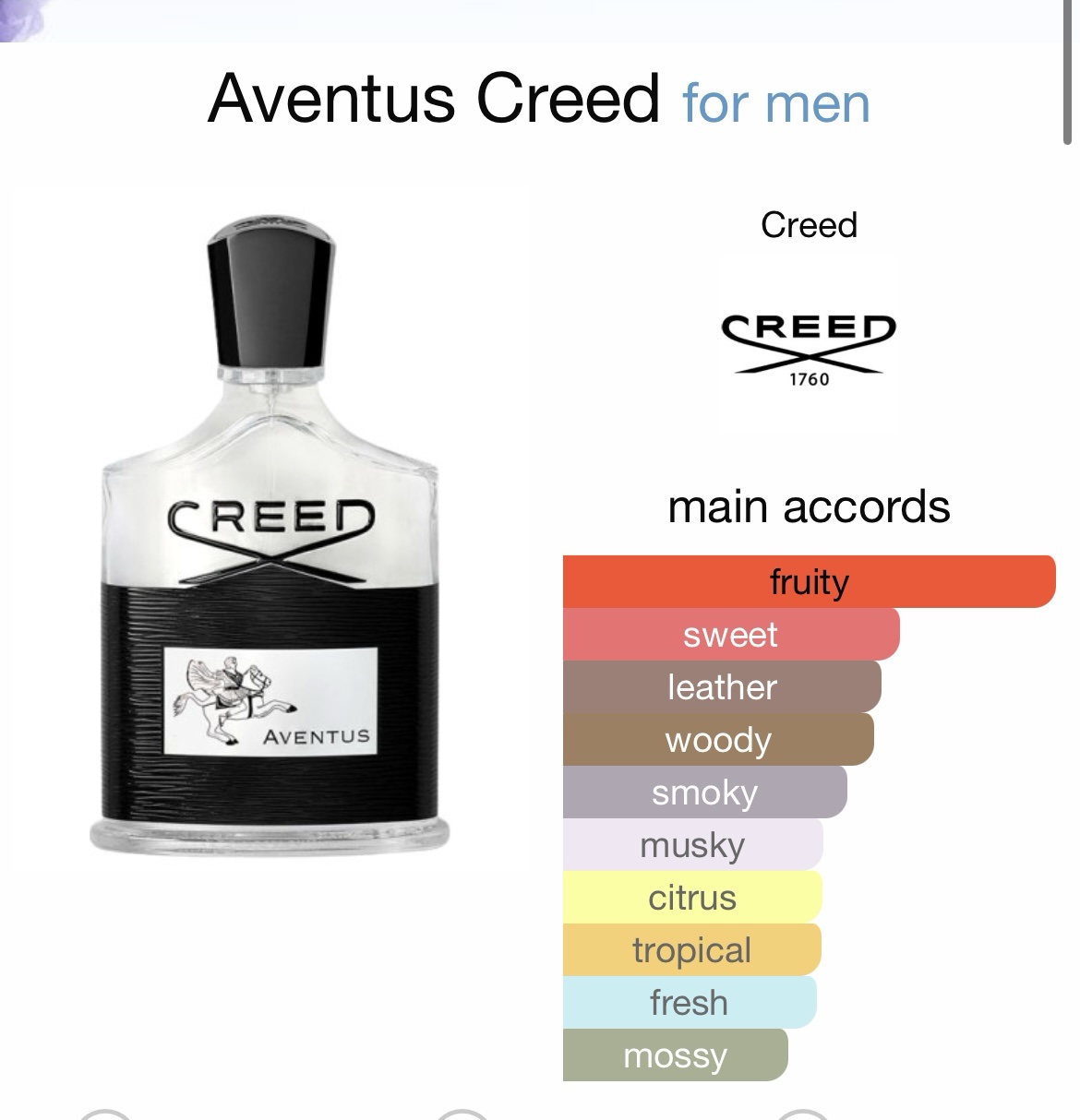 FF AVENTUS CREED GENERIC 30ML PERFUME - Glam Girl Accessories