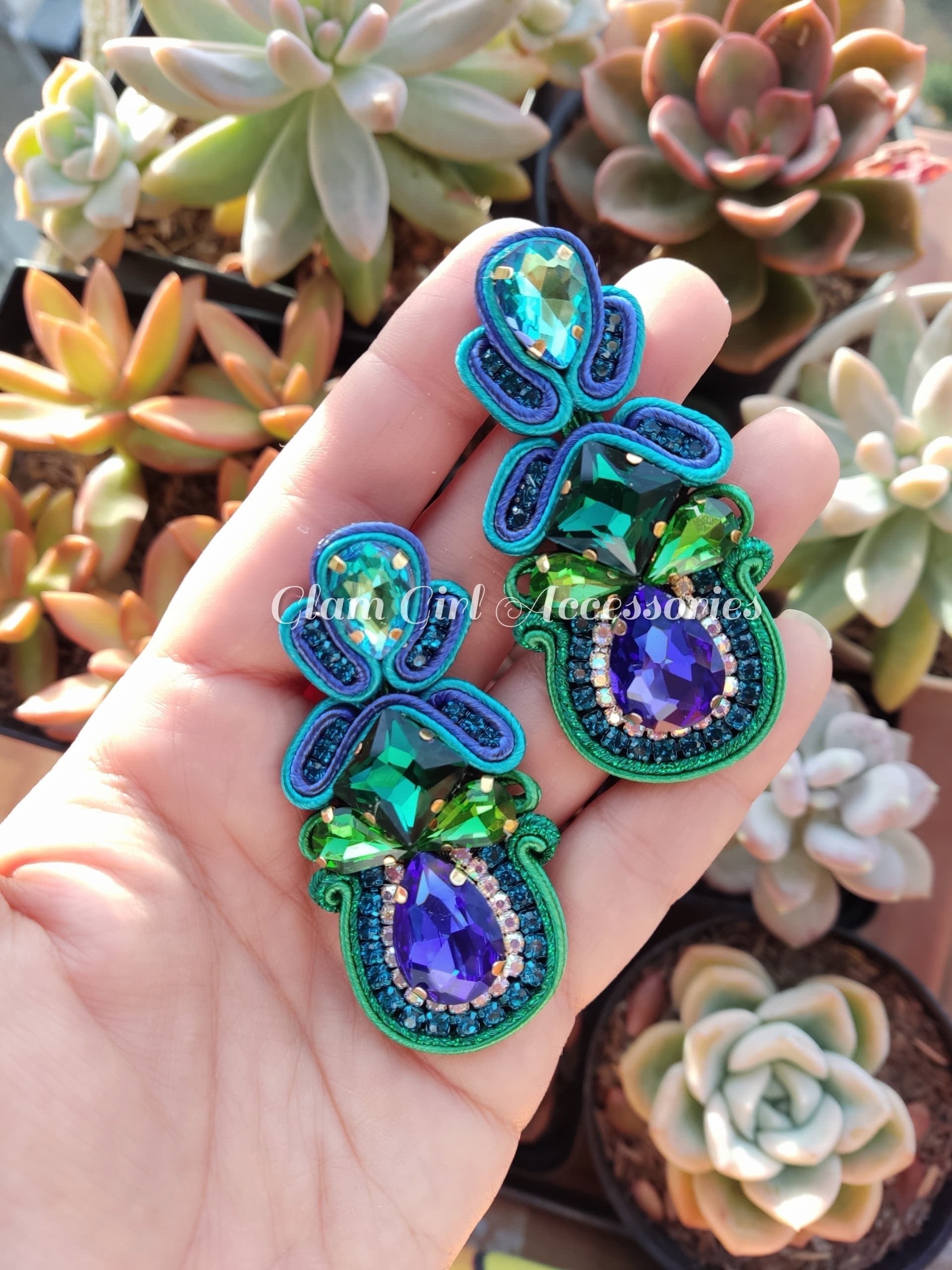 Brooklyn Crystal Soutache Earrings - Image 22