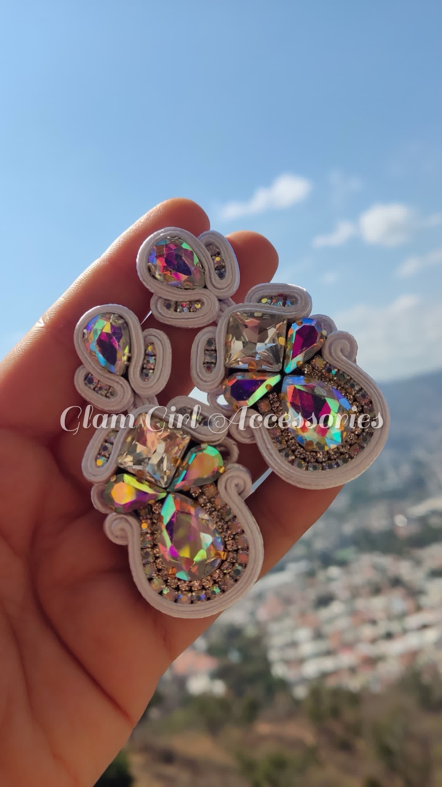 Brooklyn Crystal Soutache Earrings - Image 19