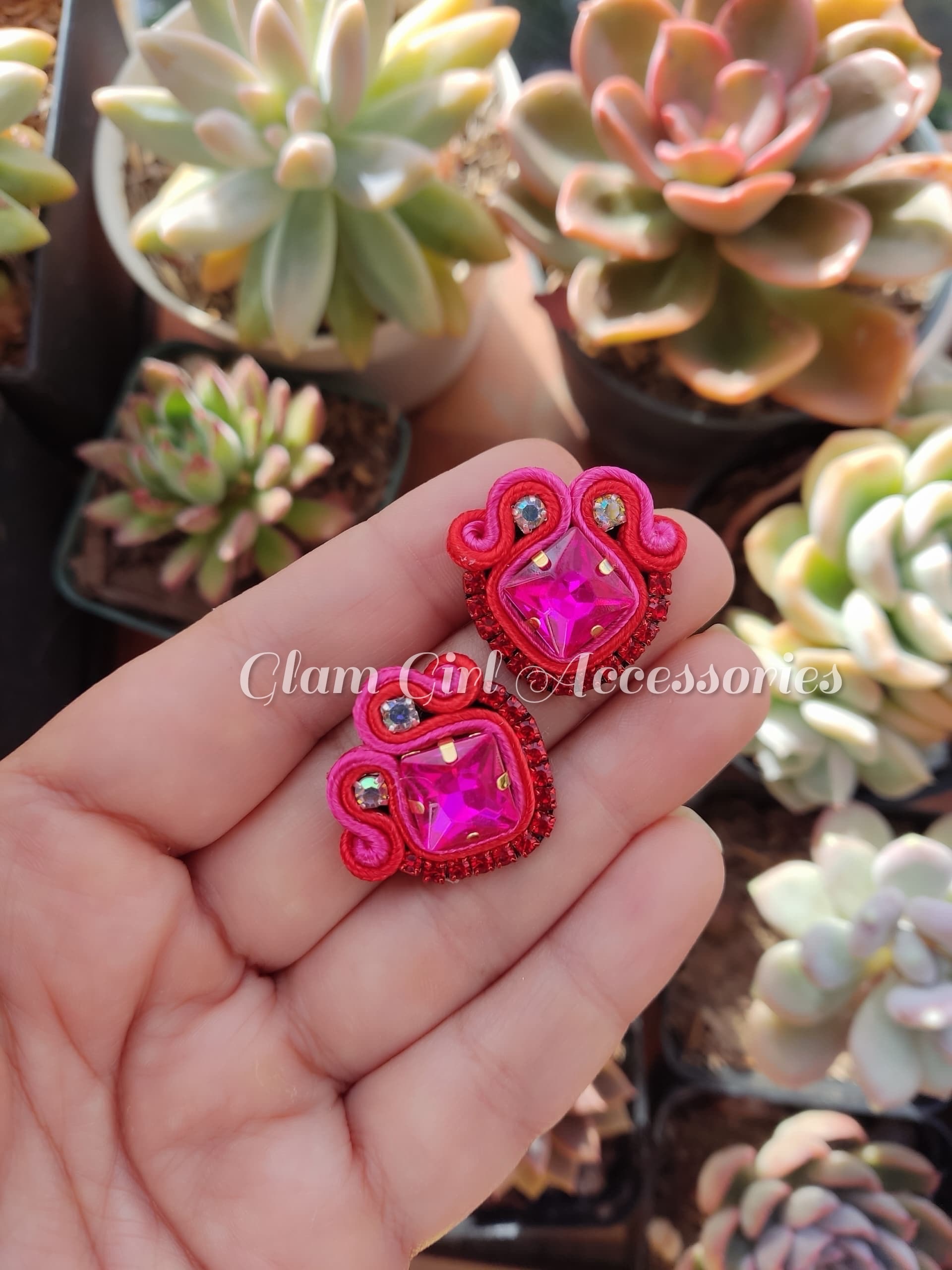 Janke Crystal Soutache Earrings - Image 23