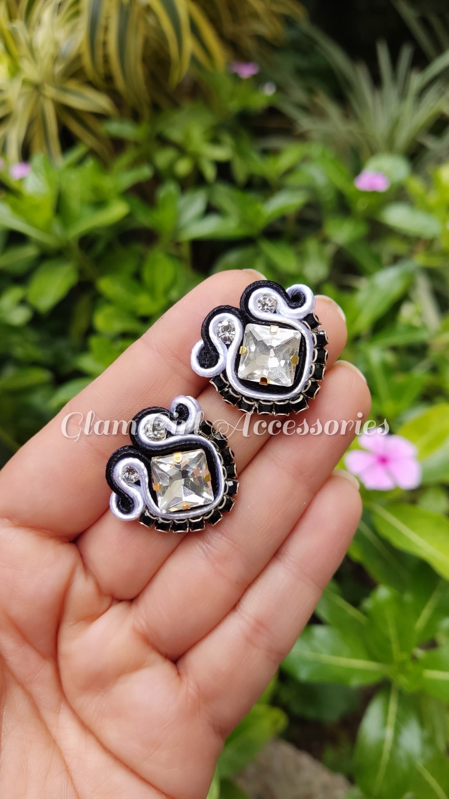 Janke Crystal Soutache Earrings - Image 26