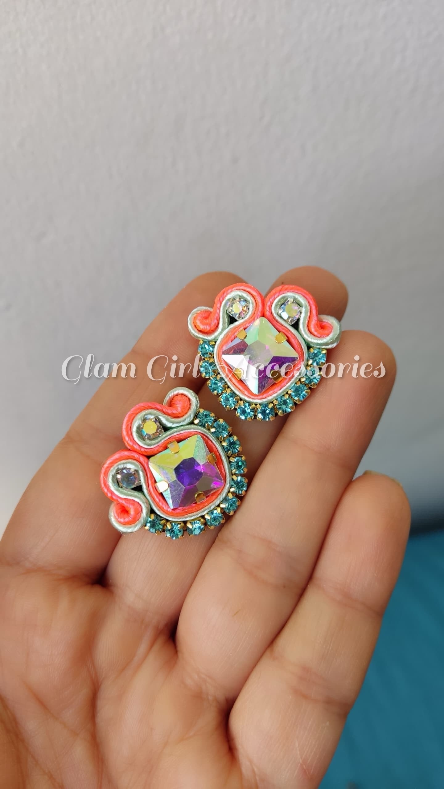 Janke Crystal Soutache Earrings - Image 39