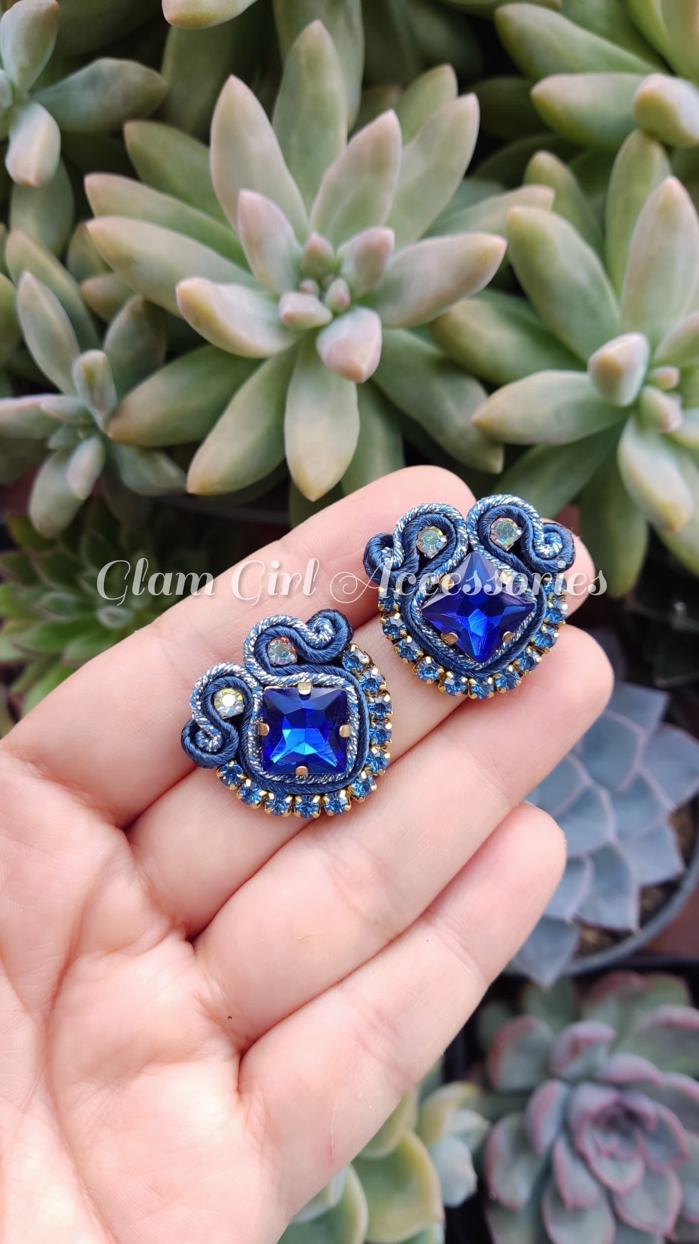Janke Crystal Soutache Earrings - Image 37