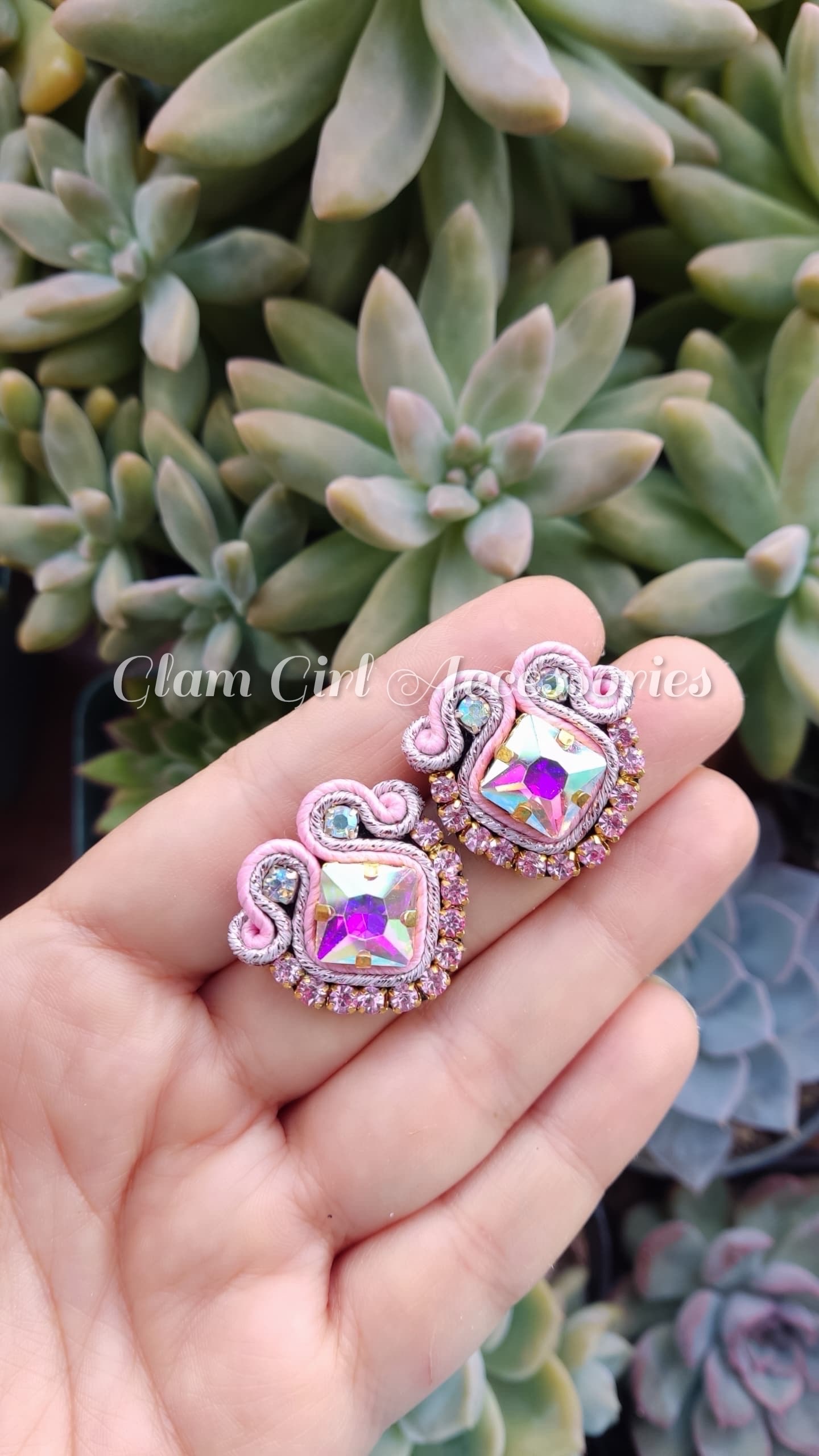 Janke Crystal Soutache Earrings - Image 38