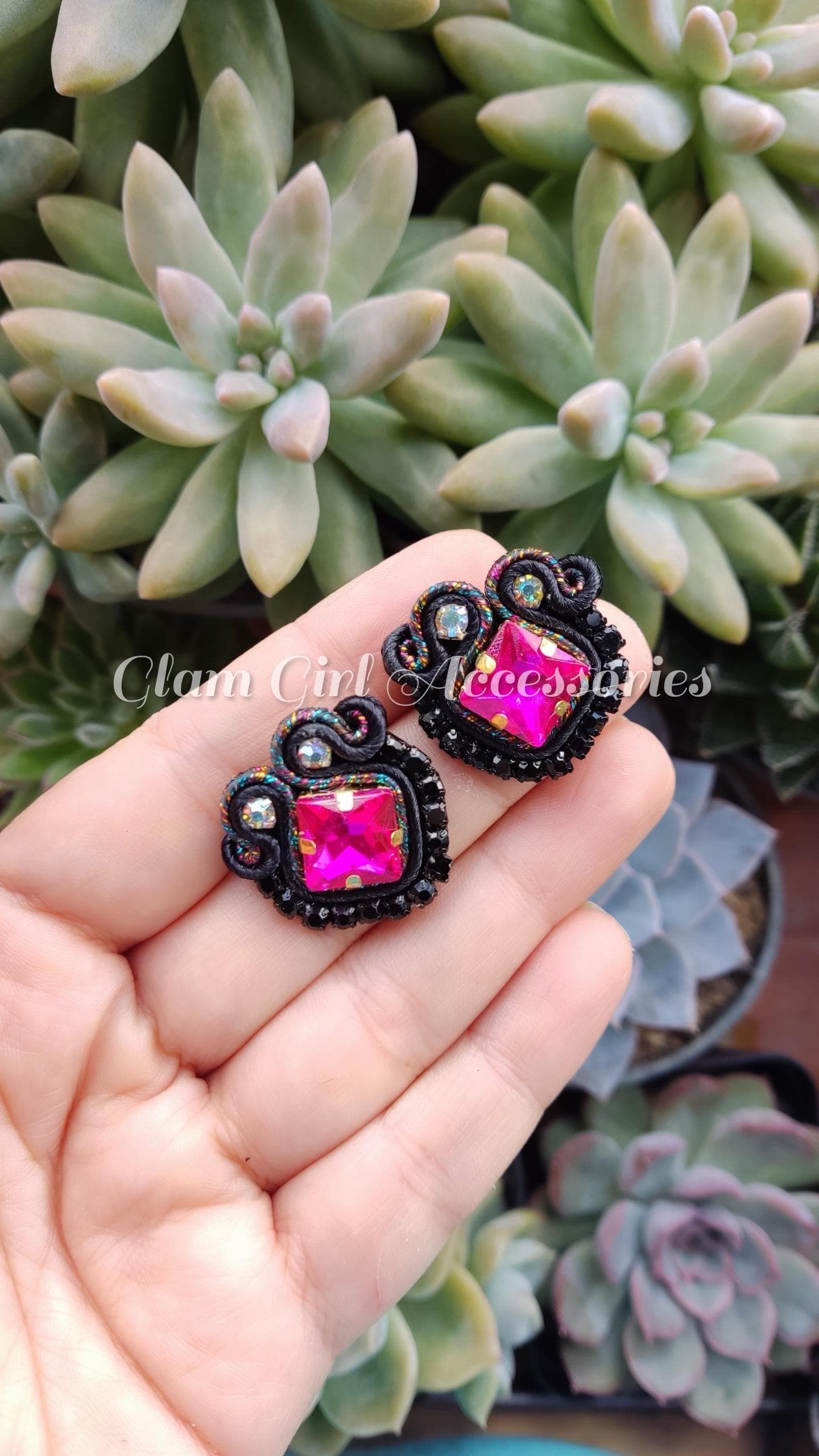 Janke Crystal Soutache Earrings - Image 29