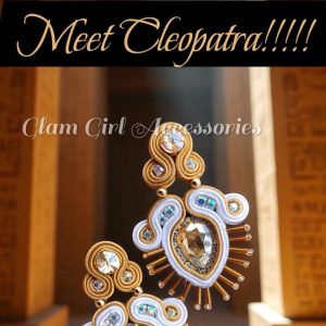 Cleopatra Crystal Soutache Earrings