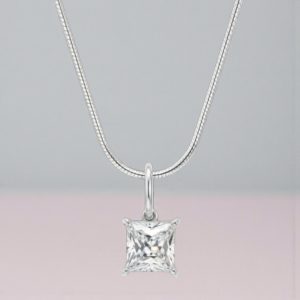 Stainless Steel Marquise Cut CZ Necklace 💧