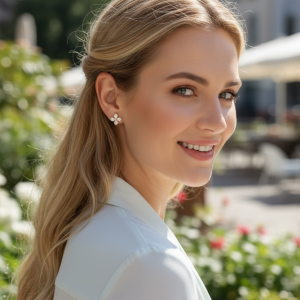 Stainless Steel 🍀CZ Studs💧