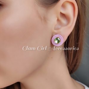 Linda Crystal Soutache Earrings